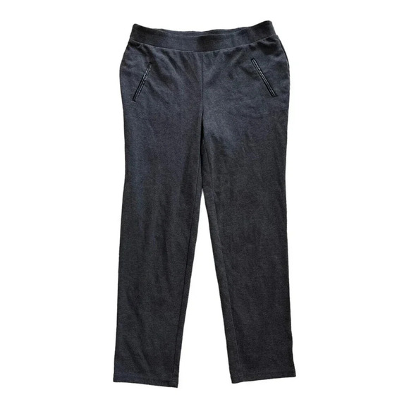 JM Collection Gray Stretch Casual Pants M - Picture 1 of 3